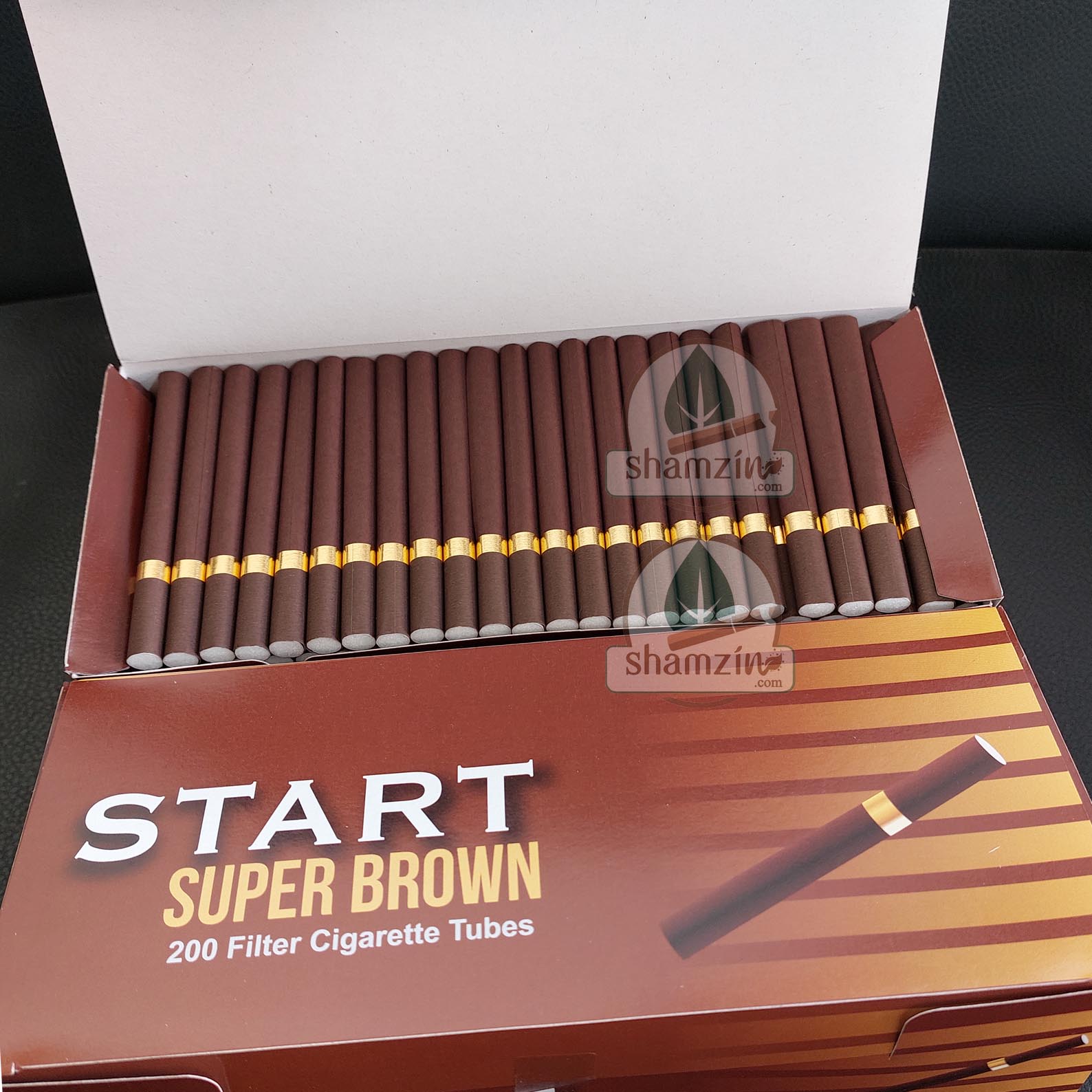 پوکه سیگار استارت قهوه ای 200 نخی Start - تصویر 2