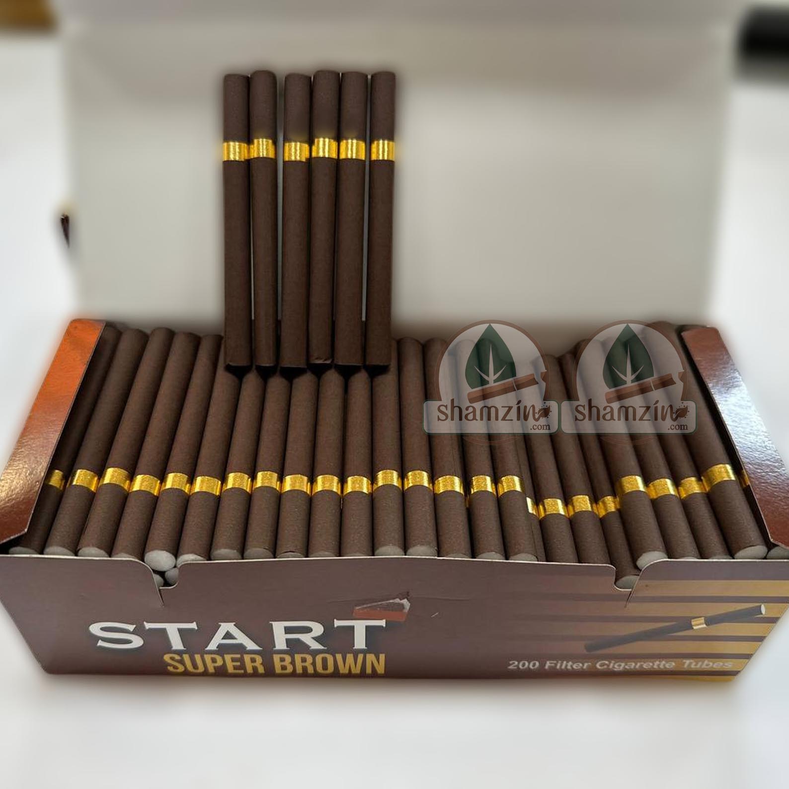پوکه سیگار استارت قهوه ای 200 نخی Start - تصویر 3