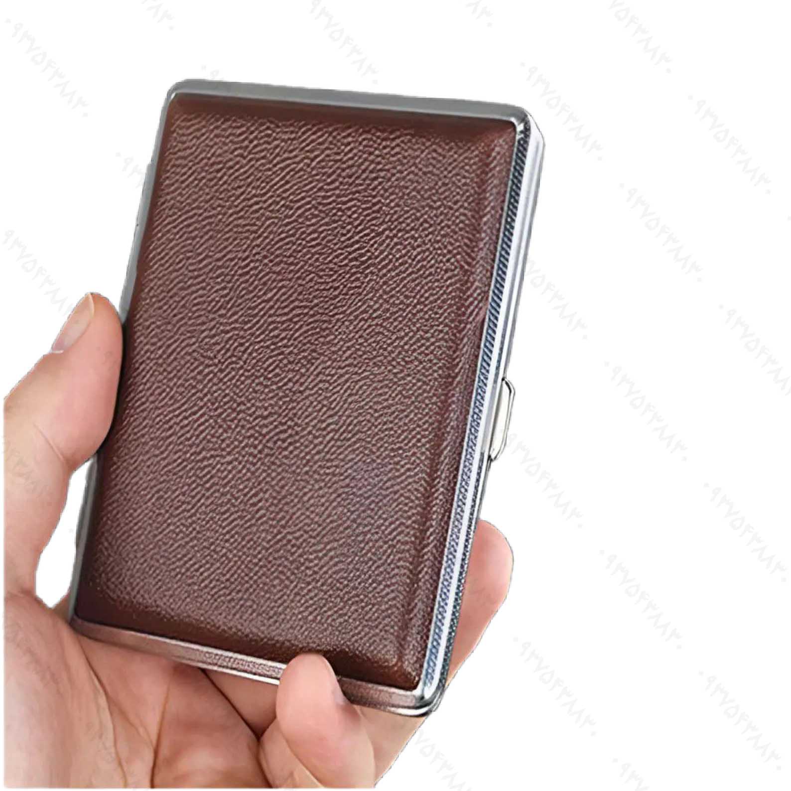کیف (جعبه) سیگار چرمی 20 نخی افون ophone - تصویر 3